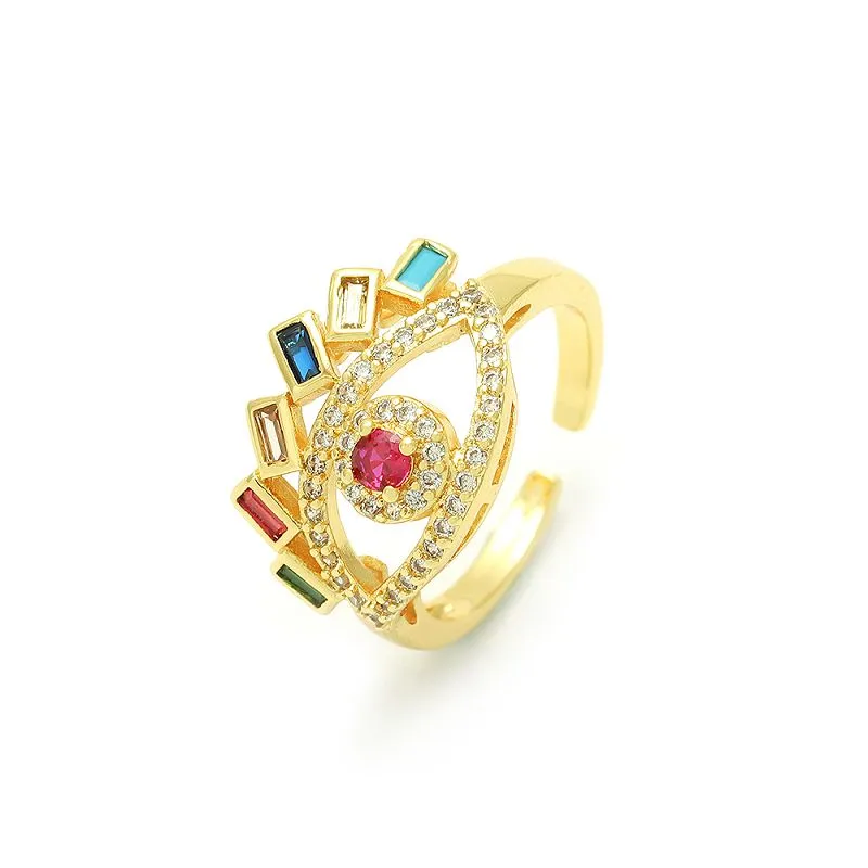 Ċirku tal-Għajnejn Ħażin Plated Deheb Aġġustabbli