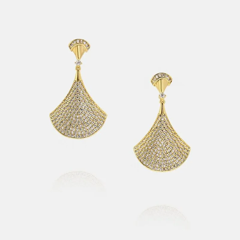 Pave   Setting   Dangle   Earring