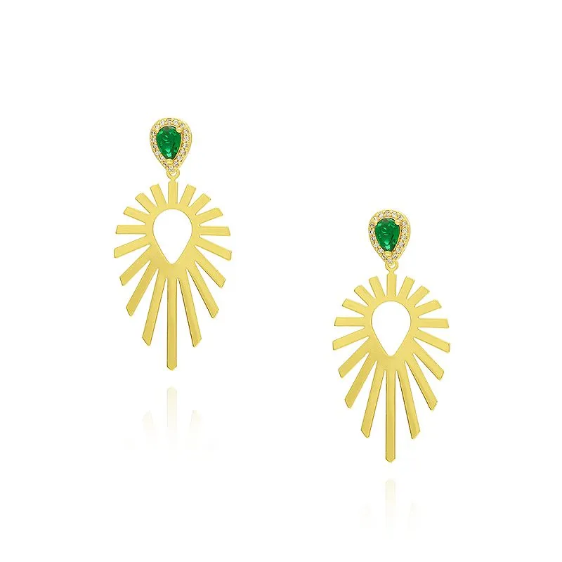 Lanġas Forma Dangle Earring Nisa
