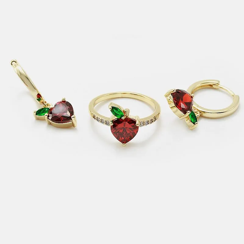 Sett dehbijiet Qalb Aħmar Cz